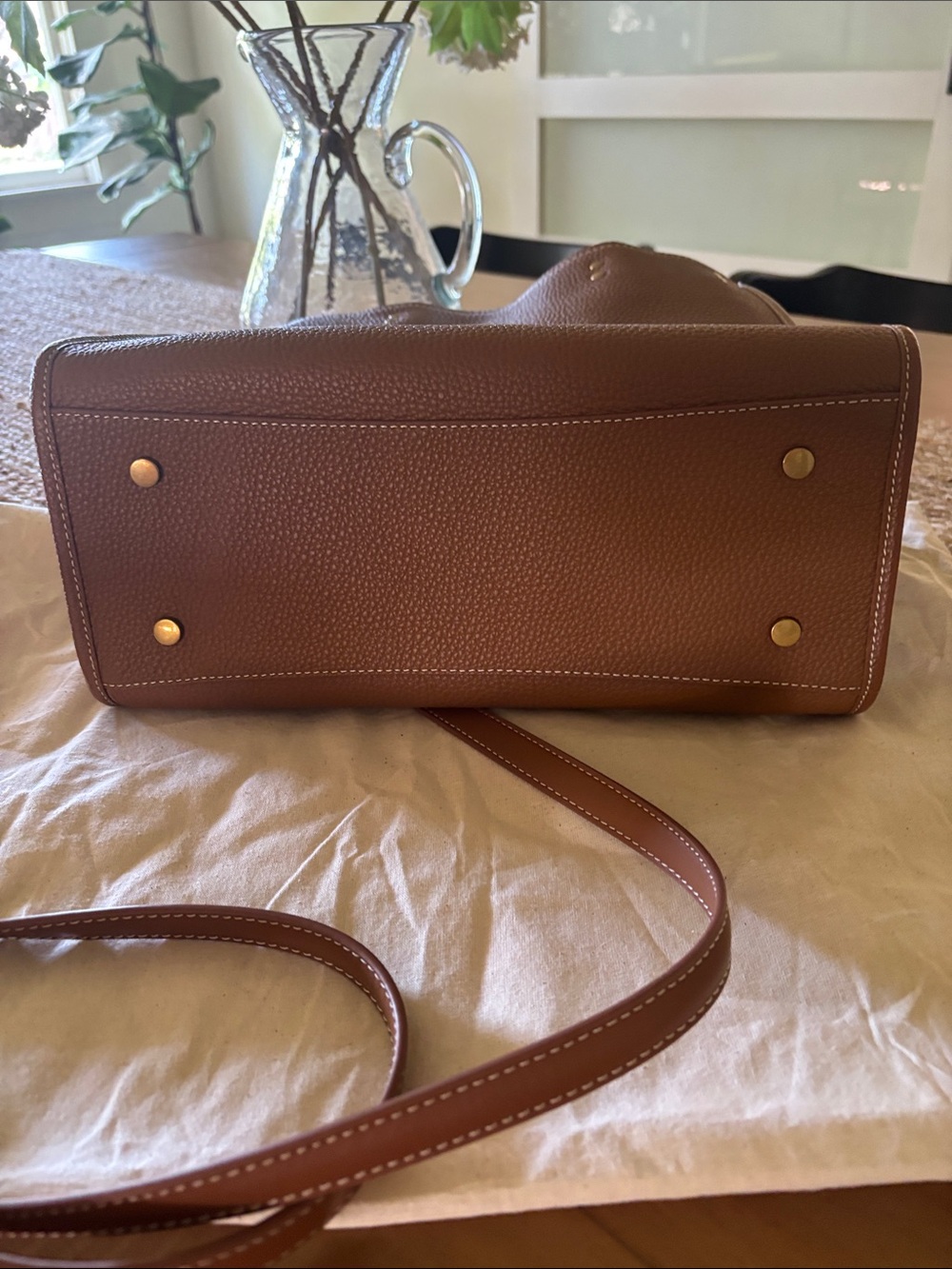 QUINCE Italian Leather Medium Convertible bag - Picture 13 of 13